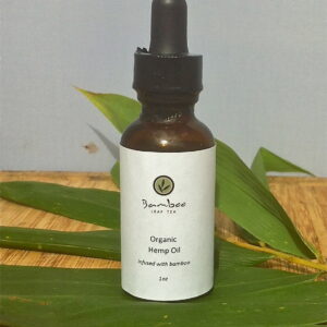 Organic Hemp Oil - infused with bamboo