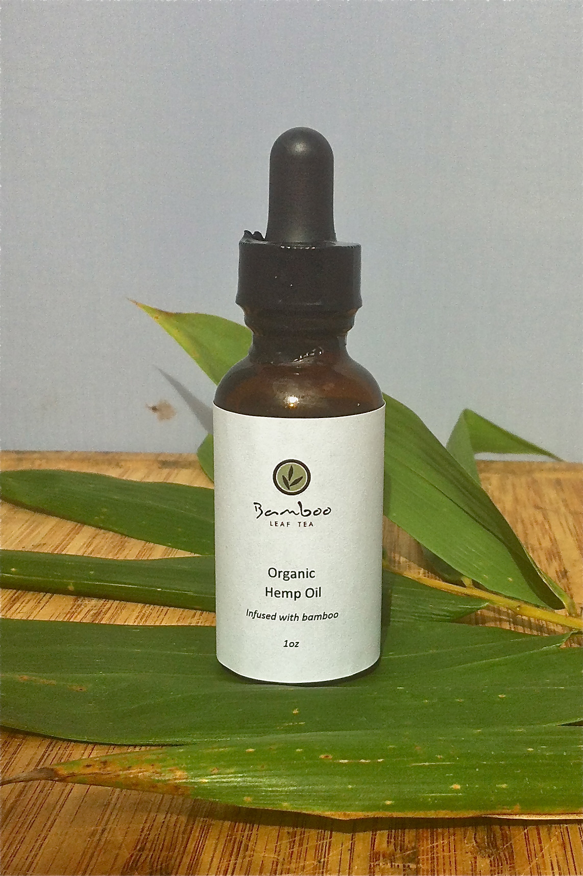 Organic Hemp Oil - infused with bamboo